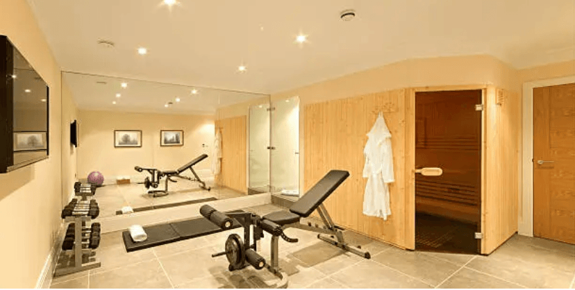 Basement gym room Grand Rapids MI