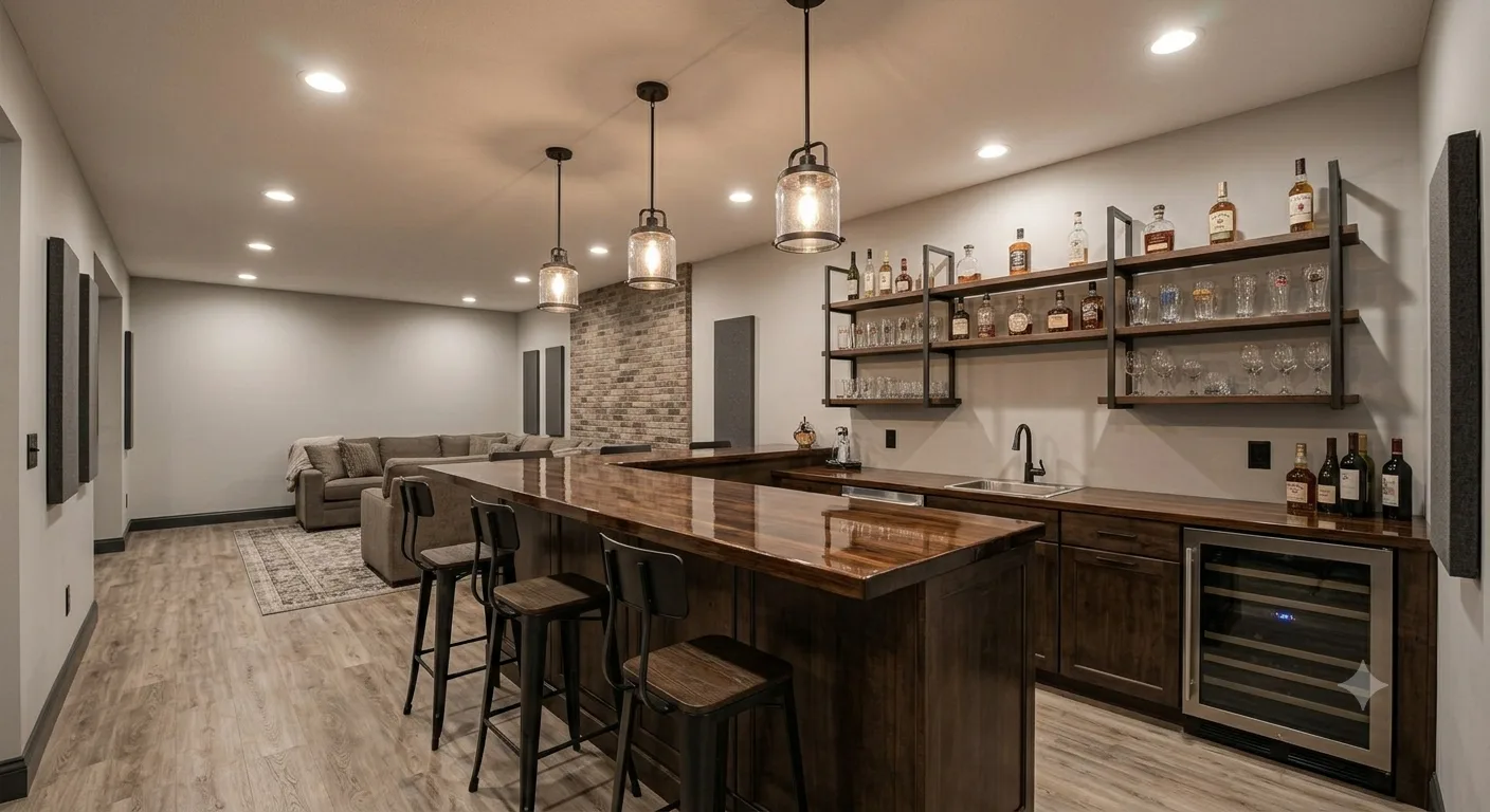 Basement home bar Grand Rapids MI