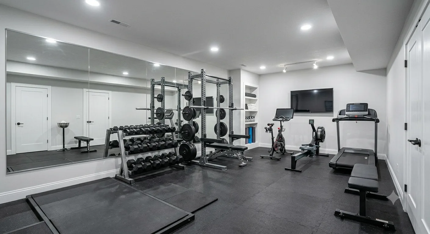 Basement gym room Grand Rapids MI