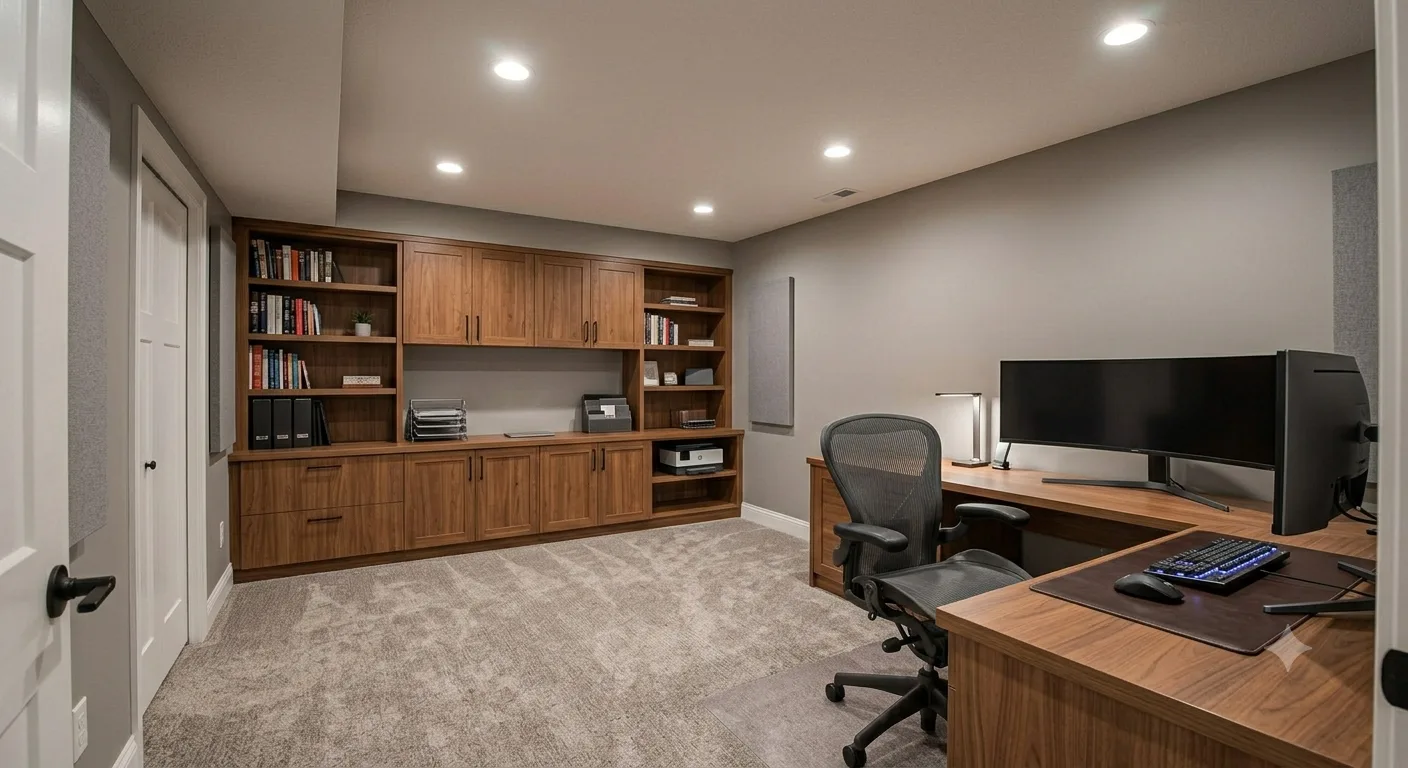 Basement home office Grand Rapids MI